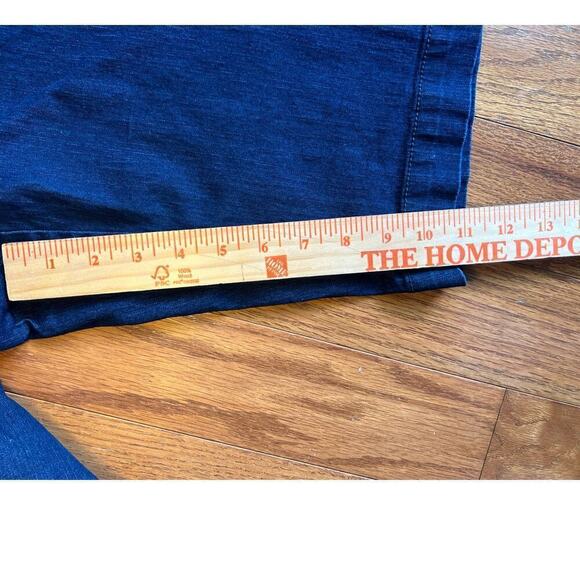 CJ Banks Tummy Control Bermuda Shorts, Dark Wash Denim, size 22W - Picture 7 of 14